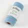 Knitting cord 100% cotton, width 1mm 100m 80g of "sky blue" 10x4.2x4.2 cm