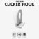 Loop for hanging the plastic profile Clickker Hook, white color