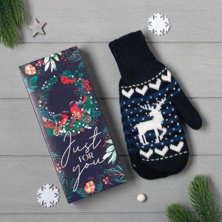 Women's mittens in the gift box "For You" p.19