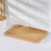 STRIATA shade for feeding, rectangular, 30 × 20 cm, bamboo