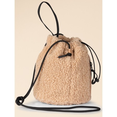Baby bag, size 15x18 cm, beige color-1
