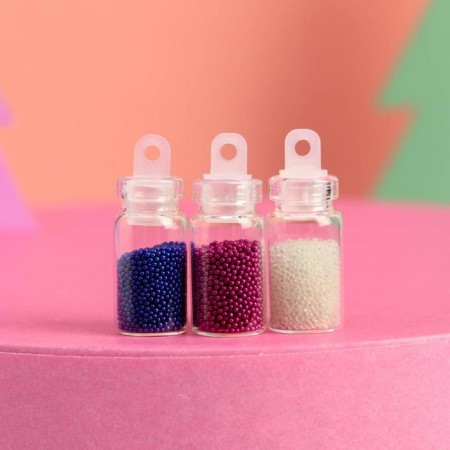 Set of broth for nail decor Mix Unicorn New Year, 3 colors-2