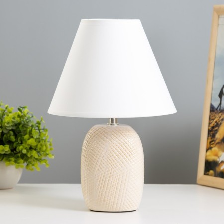 Lorenza table lamp E14 40W white 20x20x28.5 cm Risalux