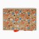 Box for 6 sweets with cells "New Year's attributes" 14.8 x 9.5 x 3.5 cm, New Year