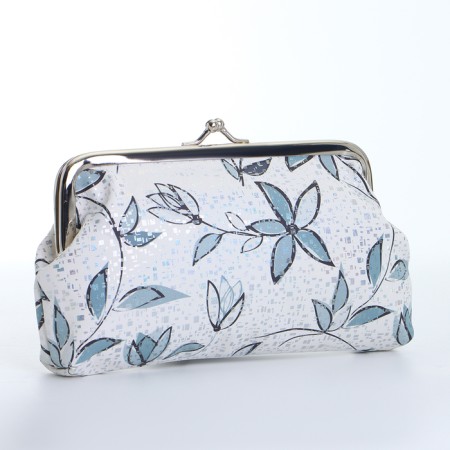 Cosmetic bag on the farmar, gray color