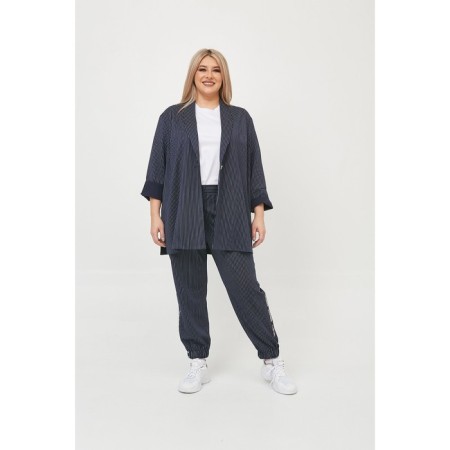 Female jacket, size 54, blue color-3