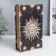 Safe-book wood to the leatherette "Slavic Sun" 21x13x5 cm