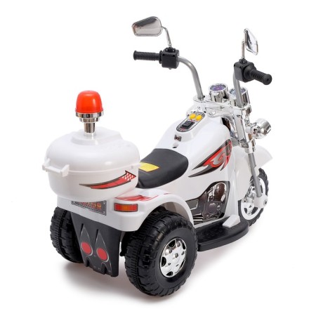 Children's electric car "Chopper", white color-2