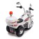 Children's electric car "Chopper", white color