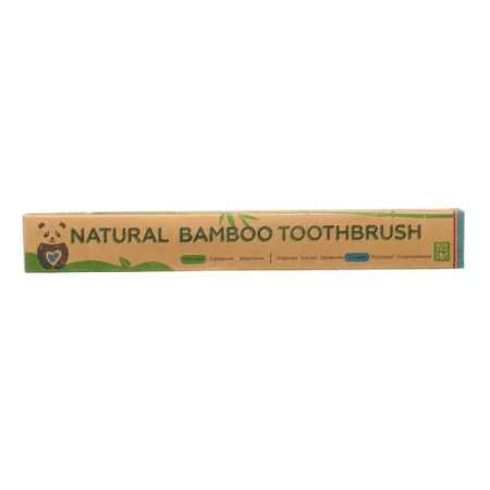 Bamboo toothbrush soft, in the box, blue-2