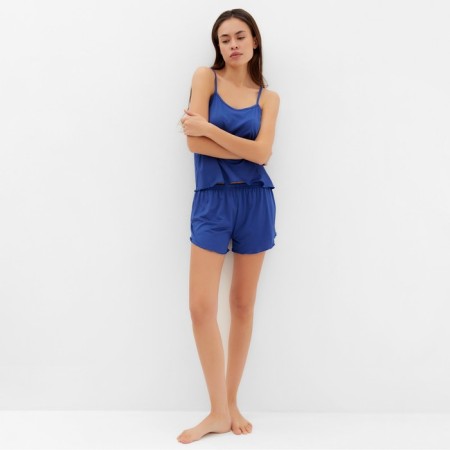 Female pajamas (top, shorts) KAFTAN Rr. 44, col. blue-4