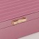 Casket to the leatherette for jewelry "Glovan. Strips. Bant" Pink metallic 17x24x7 cm