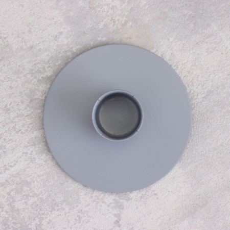 Circle Circle Circle for 1 candle, 7x3 cm, gray-2