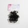Hook for curtains, cloves with a lock, 2.7 × 1.1 cm, black color