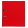 A4, 75 mm, Lamark, PVC, double-sided coating, metal edging, pocket for a spine, collected, red/red
