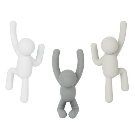 A set of hooks Umbra Buddy, 3 pcs, color gray-8