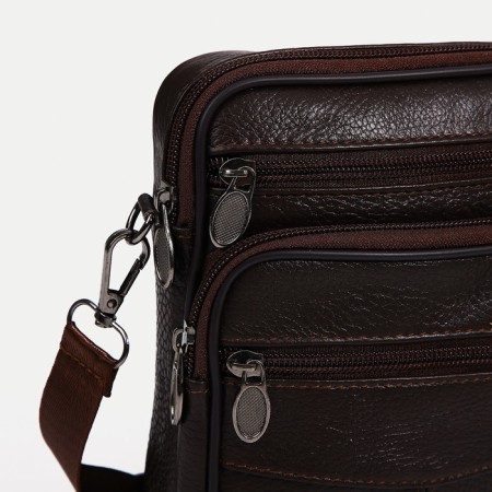 Male bag, brown color-2