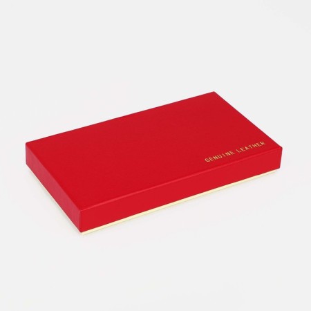 Women's wallet with lightning, red color-4
