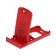 Luazon phone stand, folding, adjustable height, red
