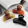 Hair crab "Matte" arc mount, 7 cm, mix