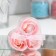 Soap roses, pink, set of 3 pcs.