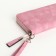 Women's wallet with lightning, pink color