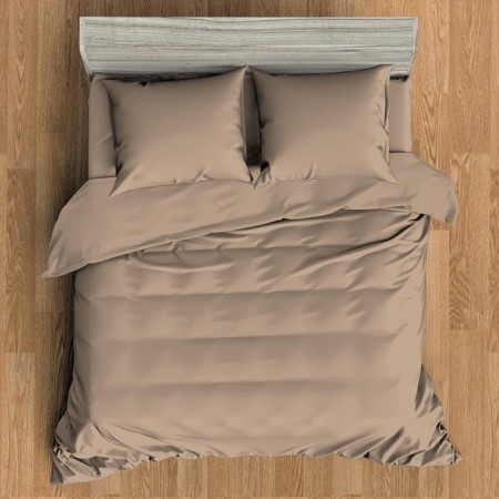 Bed Lowworm euro Amore Mio, size 200x210 cm, 200x215 cm, 70x70 cm - 2 pcs, beige color-1