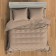 Bed Lowworm euro Amore Mio, size 200x210 cm, 200x215 cm, 70x70 cm - 2 pcs, beige color
