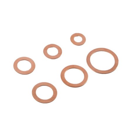 Set of copper gaskets, 6 sizes, 110 pcs-1