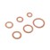Set of copper gaskets, 6 sizes, 110 pcs