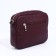 Richet Cross-Boda Bag on a zipper, external pocket, burgundy color