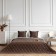 Cover with pillowcases "Laura", size 230x250 cm, brown color