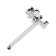 Bath mixer Zein Z3848, single -leaf, pour 30 cm, shower set, watering can 5 dir, chrome