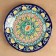 Plant of Rishtan ceramics "Patterns", 28 cm, blue