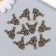 Decor for creativity Metal "pattern" bronze 2x2 cm