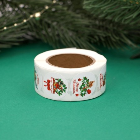 Stickers in the roll "many gifts", 500 pcs, 2.5 x 2.5 cm-1