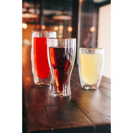 Glass glass with double walls Haibol, 450 ml-5