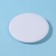 Folding mirror, D 7.5 cm, white color