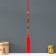 Suspension glass, textile "ship" 1.2x4.7x36 cm