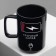 Ceramic “Urgent charge” mug, 250 ml, black color