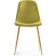 Stol on a metal frame DABL Metal/velor, gold/green 45x51x86 cm