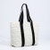 Zipper bag with lightning, white color