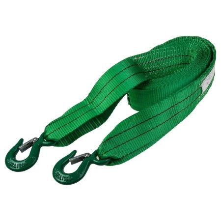 Ribbon skyway, 6 tons, 5 m, 2 hooks, reinforced, green