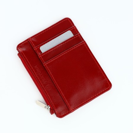 Busmaker leather, Textura, 8 cards, red color-6