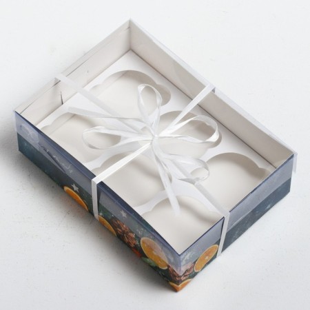 Box for Capcake "Time of Magic", 23 x 16 x 7.5 cm, New Year-4