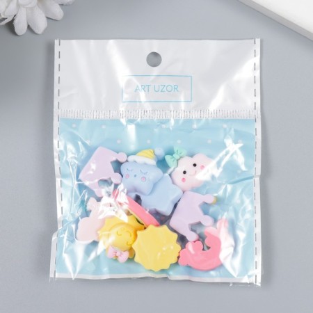 Decor for creativity plastic "sky" mix 1.6x1.5 cm-3