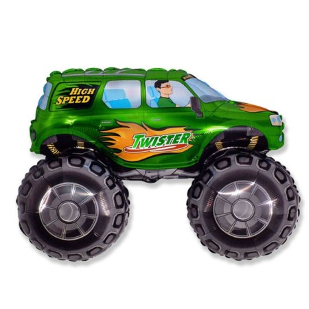 Foil ball 12 "SUV" for a stick, green color