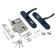 Smeal castle with handles "PTIMASH ZV4-3.07 (ZV4-0623), M/O 55, Blue Muars color