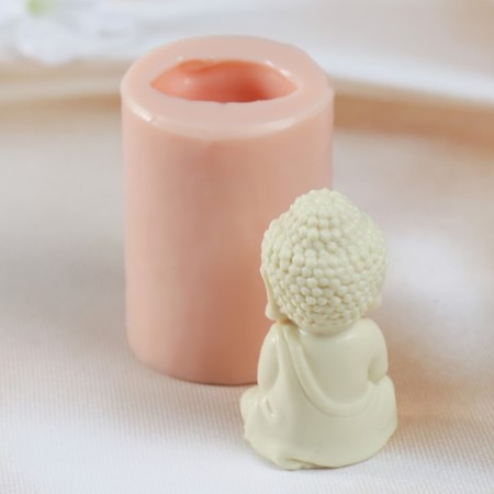 Silicone Mold "Buddha" product 3.5x2.8x6.5 cm-2