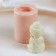 Silicone Mold "Buddha" product 3.5x2.8x6.5 cm